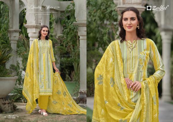 Zulfat Nazrana Vol 3 Cotton Designer Dress Material Collection